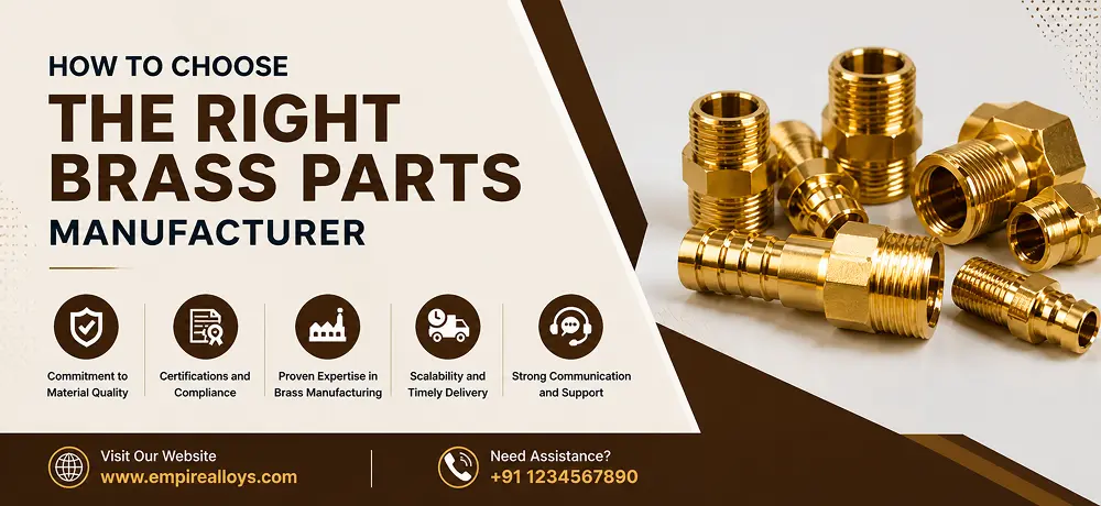 Choosing the Right Brass Parts Manufacturer